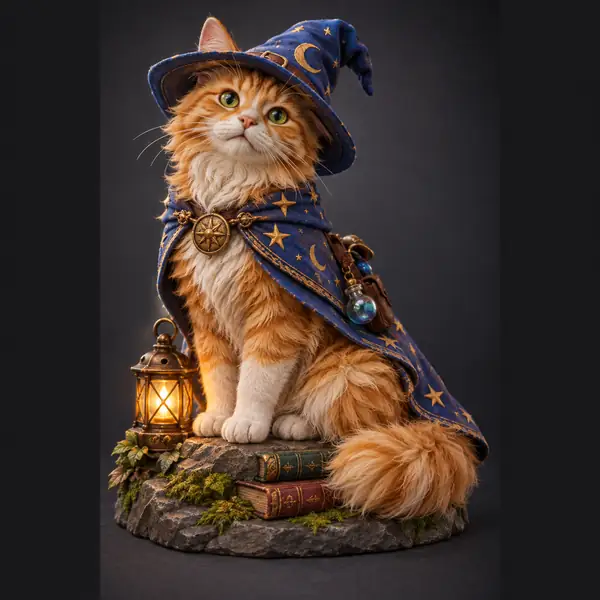 Une image d’exemple colorée, adaptée à la création d’une figurine 3D inspirée d’un personnage.