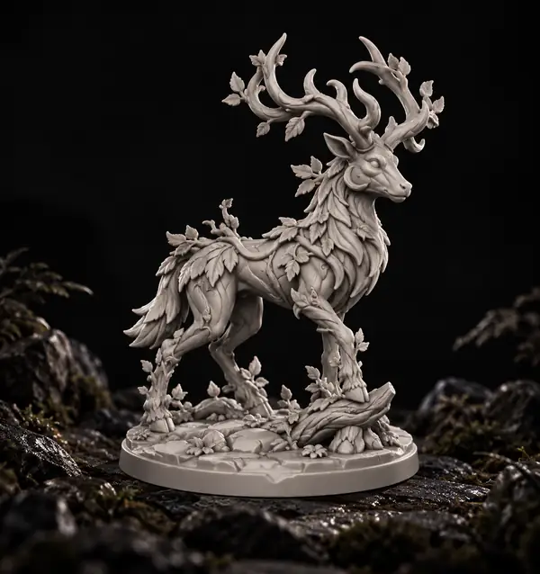 Un petit aperçu du modèle complet de la créature fantastique.