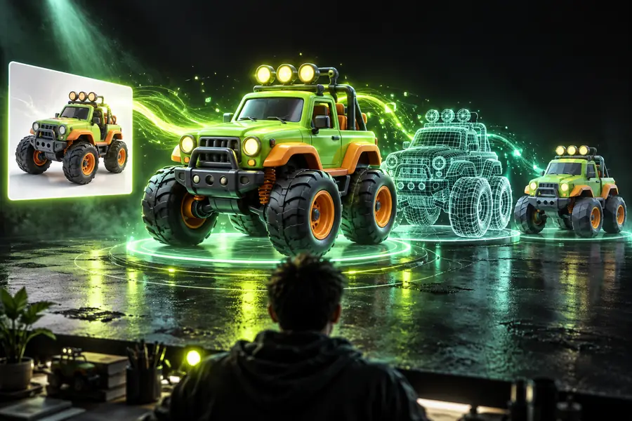 Three-dimensional model prepared for further inspection